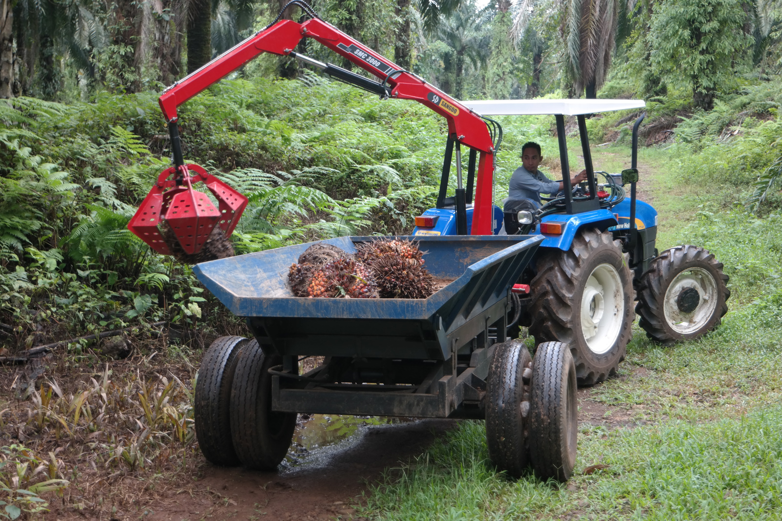 Mini Tractor Crane
